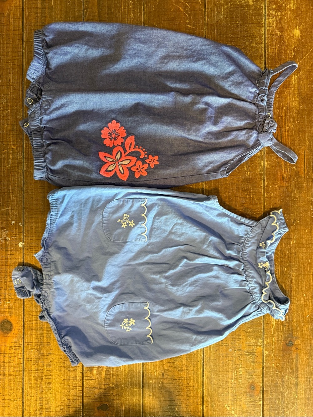 2 pack baby girl romper